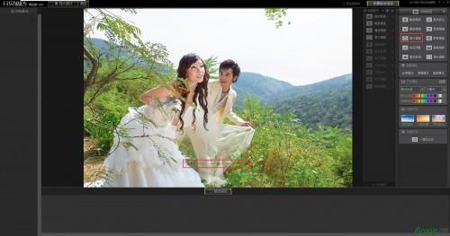 开贝调色软件如何在一分钟婚纱照专业色调教