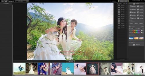 开贝调色软件如何在一分钟婚纱照专业色调教