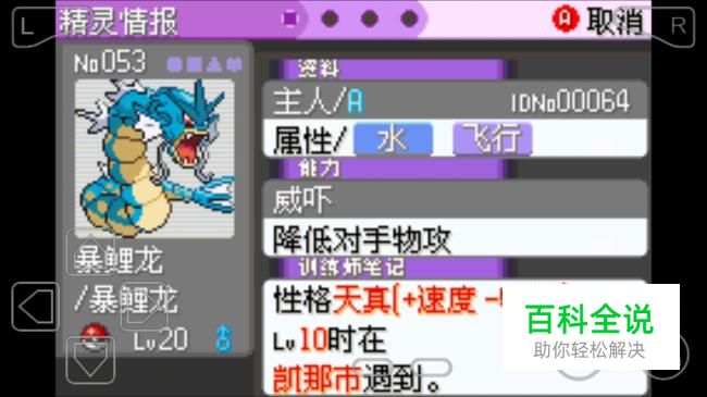 口袋妖怪漆黑的魅影怎样获得暴鲤龙