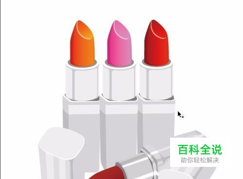 口红漫画图片设计