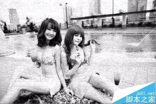 可牛影像怎么给图片添加炭笔布纹效果?