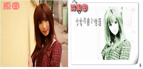 可牛影像怎么打造日式漫画人物形象