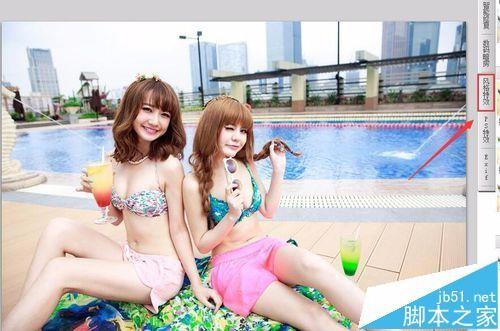 可牛影像怎么给图片添加炭笔布纹效果?