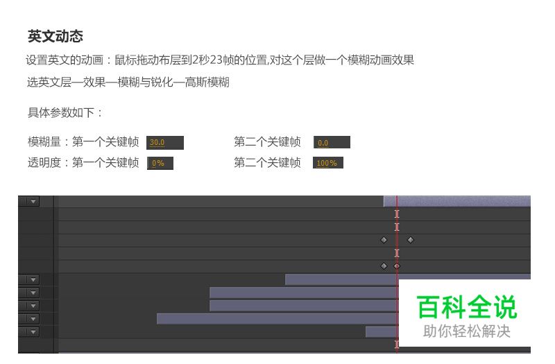 快速制作动态标题