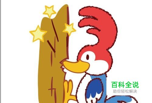 卡通啄木鸟图片设计