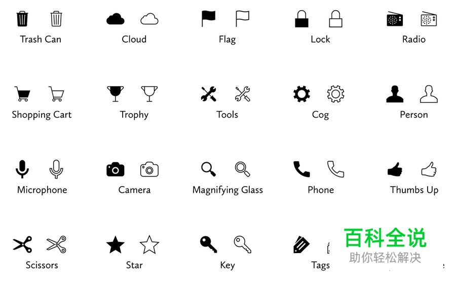空心图标真的没有实心图标那么好辨认吗？（设计经验谈）