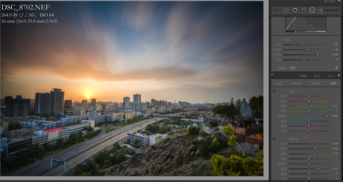 Lightroom把城市风光烂片变商业大片