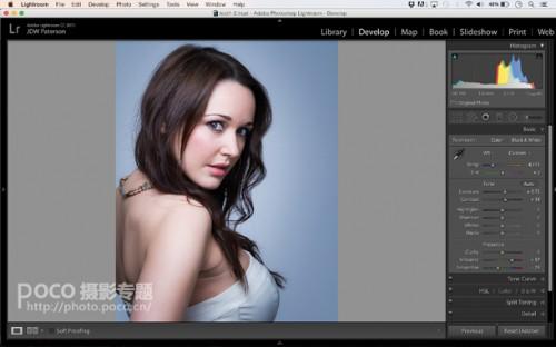 Lightroom后期教程:简单6步完成室内人像后期制作