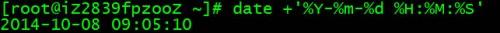 Linux基本命令之date命令的参数及获时间戳的方法