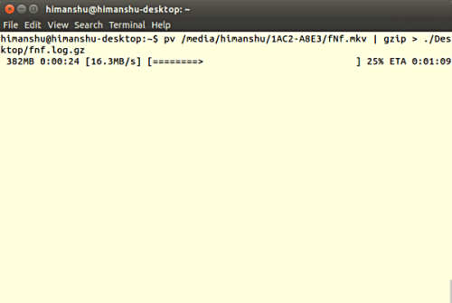 Linux系统下pv命令的一些使用技巧小结