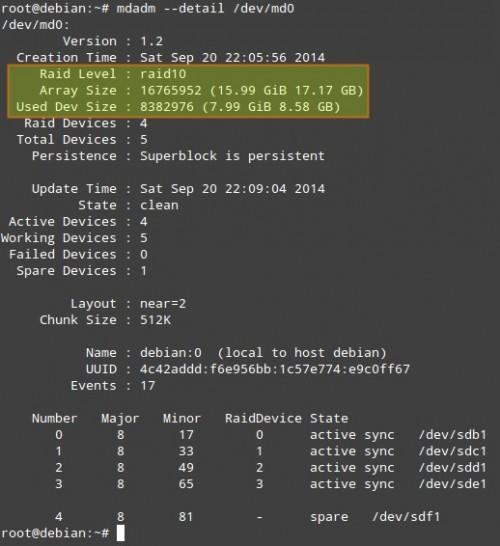 Linux系统设置RAID 10,确保高性能和容错的磁盘输入/输出的图文教程