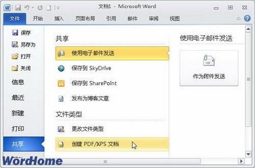 了解Word2010中的\