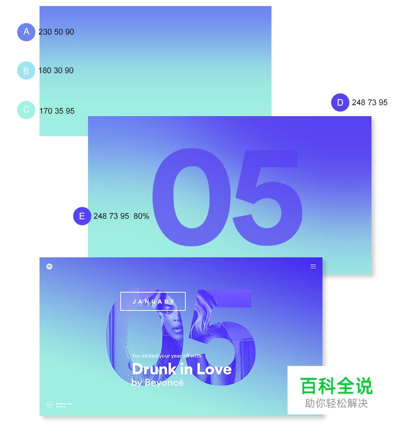 迷人渐变—快速提升设计格调