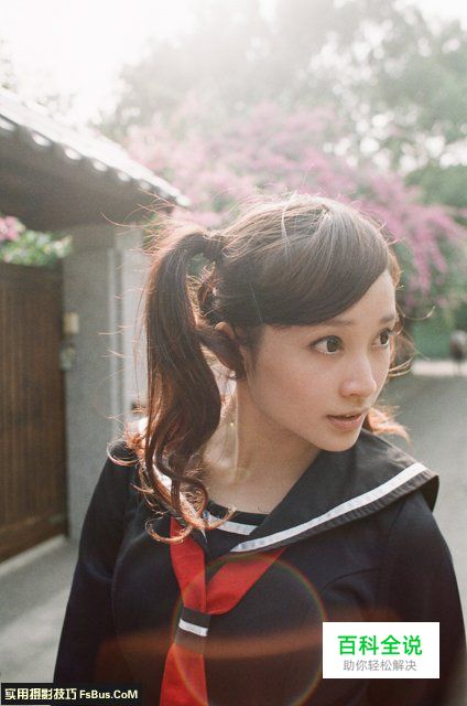 美少女逆光人像写真的各种拍法