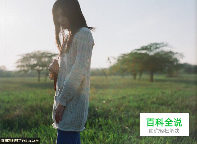 美少女逆光人像写真的各种拍法