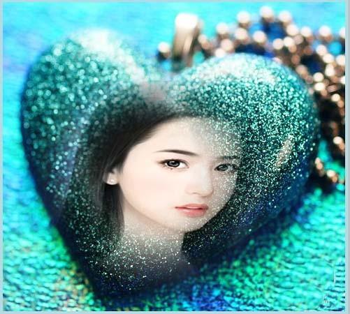 美图秀秀怎么制作爱心美女图?