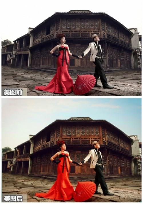 美图秀秀美化写真原片超强后期处理技巧