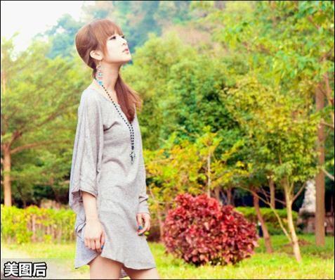 美图秀秀打造秋日暖暖色调教程