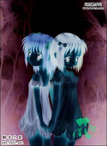 美图秀秀教程 诡异灵动反色效果照片