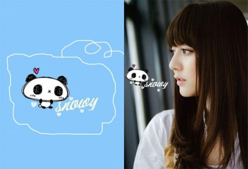 美图秀秀给图片印上专属标志 个性水印