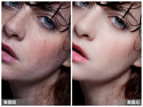 美图秀秀人像特效 一键美肤效果出众