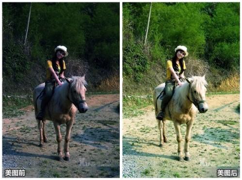 美图秀秀调色:超实用的小清新效果