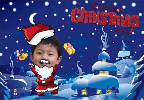 美图秀秀制作Cosplay可爱圣诞老人