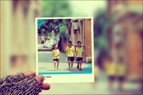 美图秀秀教你制作照中照创意街景