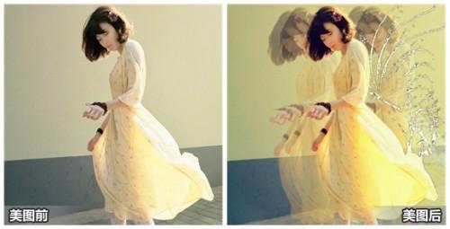 美图秀秀打造多重曝光照幻影效果