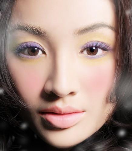 美图秀秀美容教程之眼影.睫毛.眉毛