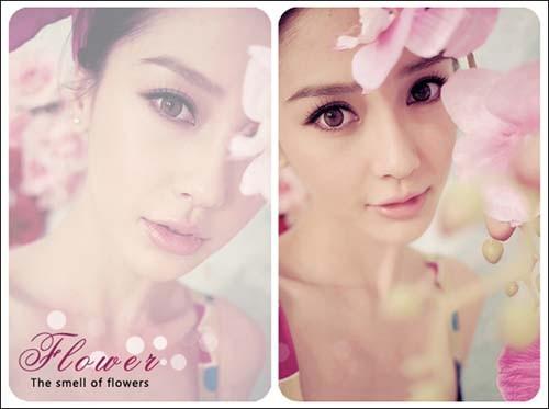 美图秀秀打造唯美粉色系的相册封面照
