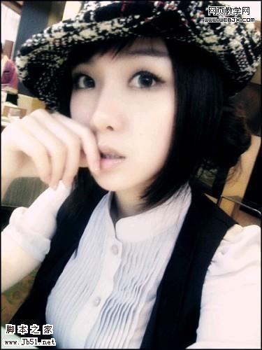 美图秀秀打造彩色眼影时尚彩妆美女