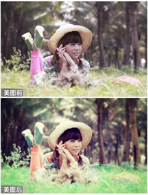 美图秀秀打造糖果色写真:告别单调寒冬