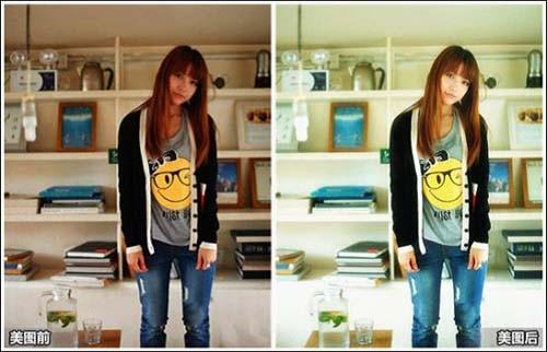 美图秀秀教你打造小清新日系风格的逆光图片