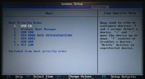 联想笔记本BIOS设置图解中文说明