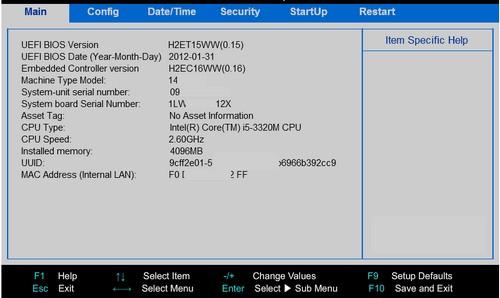 联想笔记本BIOS设置图解中文说明