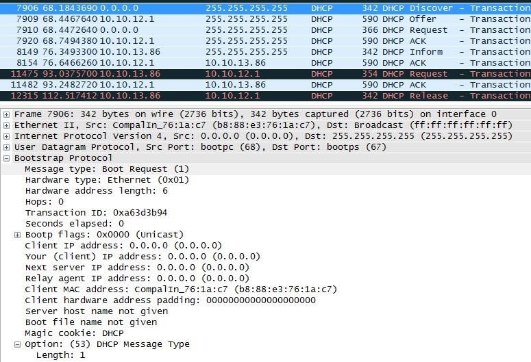 利用Wireshark截取数据包,并对数据包进行解析的图文教程
