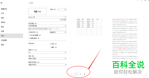 两页Word文档怎么转换为并排一页的PDF文档