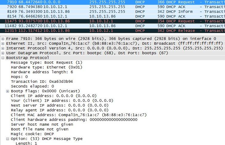利用Wireshark截取数据包,并对数据包进行解析的图文教程