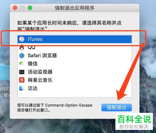 Mac电脑怎么查看活动进程并强制退出应用