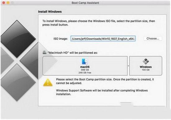 mac bootcamp怎么安装win10? bootcamp安装win10详细教程