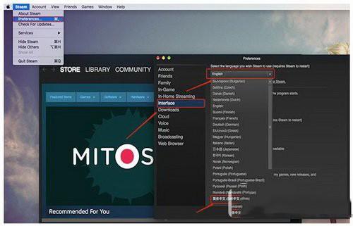 mac版steam无法设置中文怎么办 steam更新后中文设置无效解决方法