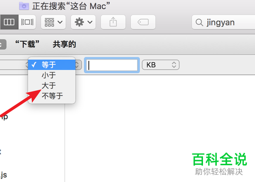Mac电脑怎么通过过滤搜索大型文件