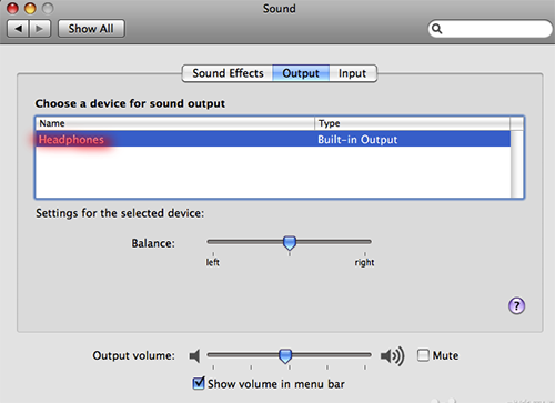 Mac耳机孔亮红灯没声音怎么办