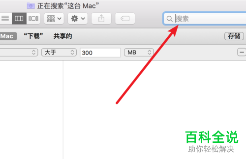 Mac电脑怎么通过过滤搜索大型文件