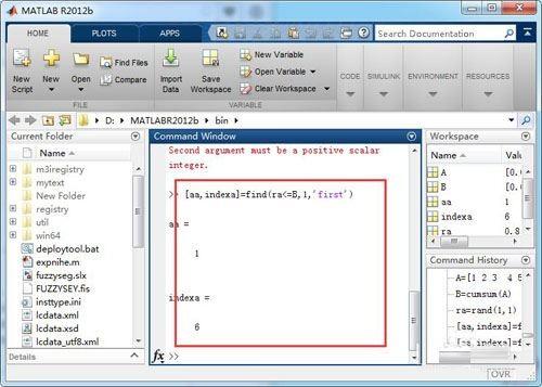 matlab实现表盘法随机选择的方法