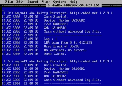 mhdd使用方法图解 使用MHDD修护硬盘坏道教程