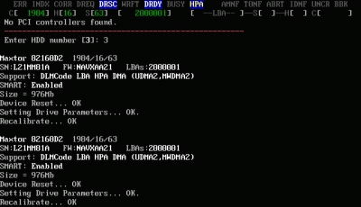 mhdd使用方法图解 使用MHDD修护硬盘坏道教程