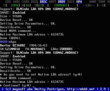 mhdd使用方法图解 使用MHDD修护硬盘坏道教程