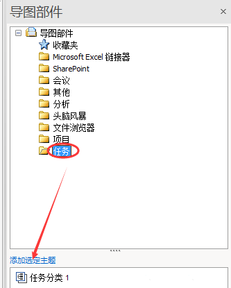 mindmanager思维导图怎么自定义添加导图部件?